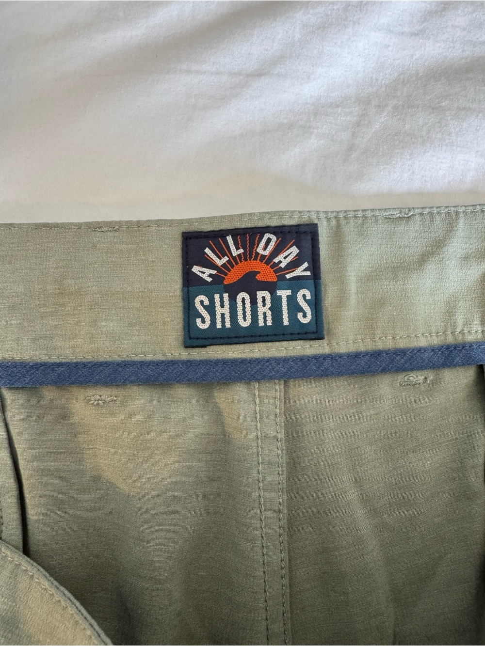 Men's Olive Green Faherty Everyday Shorts - Size 38